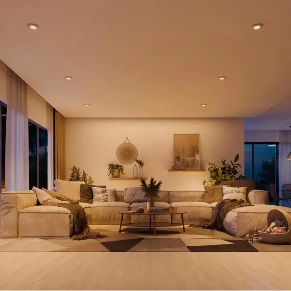 Philips - Set de 3 spoturi încastrate PERIDOT 1xGU10/7W/230V, alb