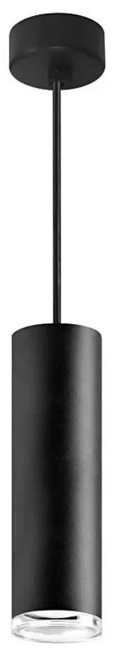 Lustră pe cablu pentru baie TURYN 1xGU10/10W/230V IP44 negru