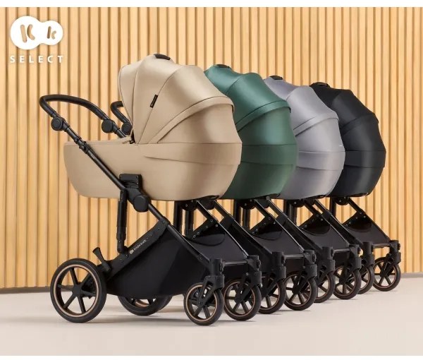 Cărucior de copii combinat 2 în 1 KINDERKRAFT PRIME 2 negru