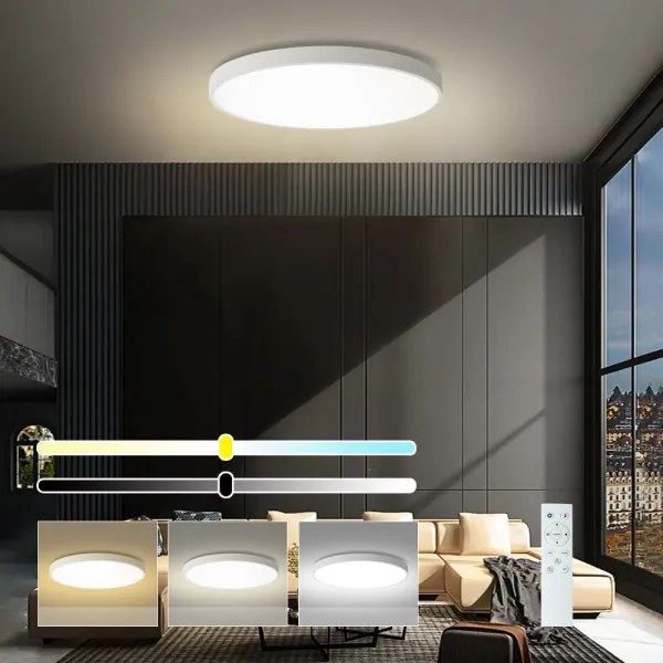 Brilagi - Lampă LED dimabilă POOL SMART LED/100W/230V Ø 80 cm Wi‑Fi Tuya albă + telecomandă