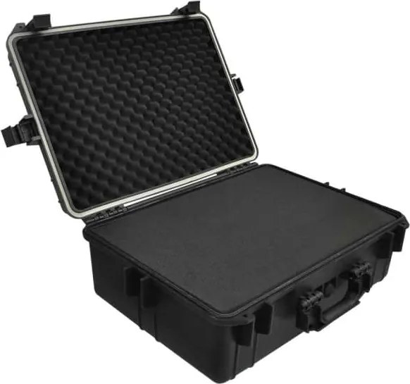 vidaXL Carcasă rigidă de transport, negru, cu spumă, capacitate 35 litri