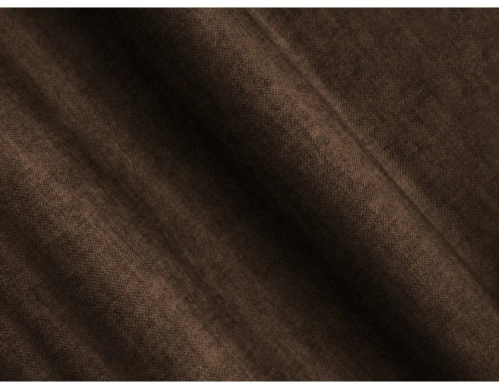 Canapea maro închis cu tapițerie din catifea 250 cm Loretto – Cosmopolitan Design