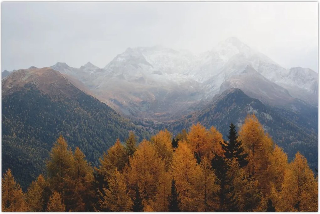 Tablou - Crestele munților (90x60 cm)