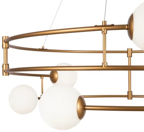 Lustră pe cablu Maytoni MOD317PL-06G BALANCE 6xG9/40W/230V cupru