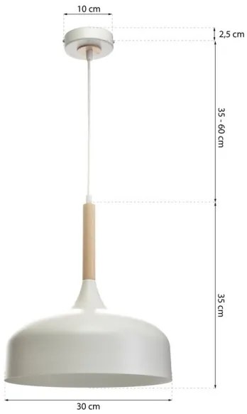 Lustră pe cablu TAYLOR 1xE27/60W/230V