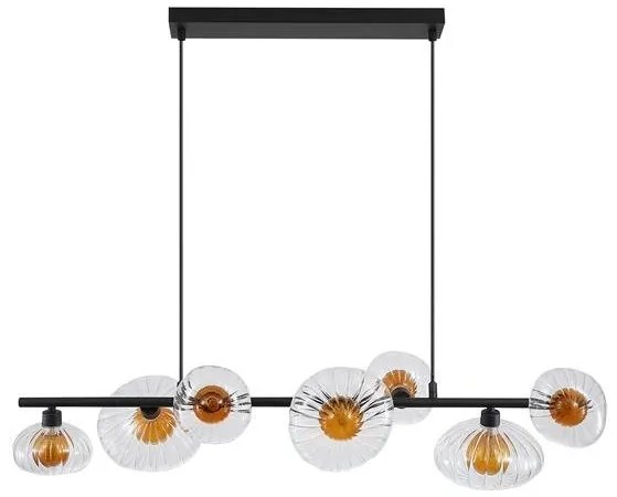 Lustra sticla transparenta si chihlimbar Sunbeam 7L