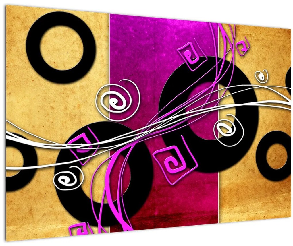 Tablou abstracției (90x60 cm)