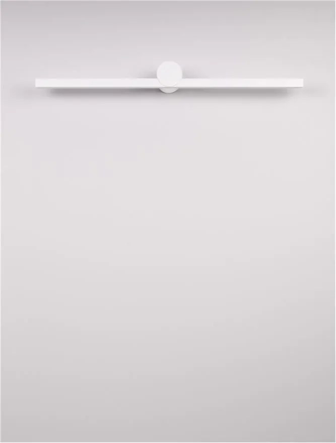 Aplica de perete LED pentru oglinda baie IP54 BREGGO alb, 81cm
