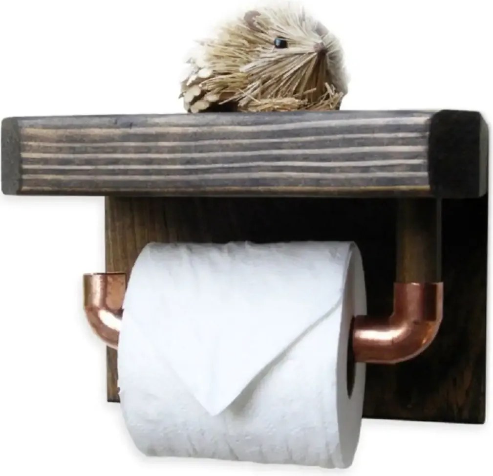 Suport prosop din lemn, seria wood, Homs, rustic,700022