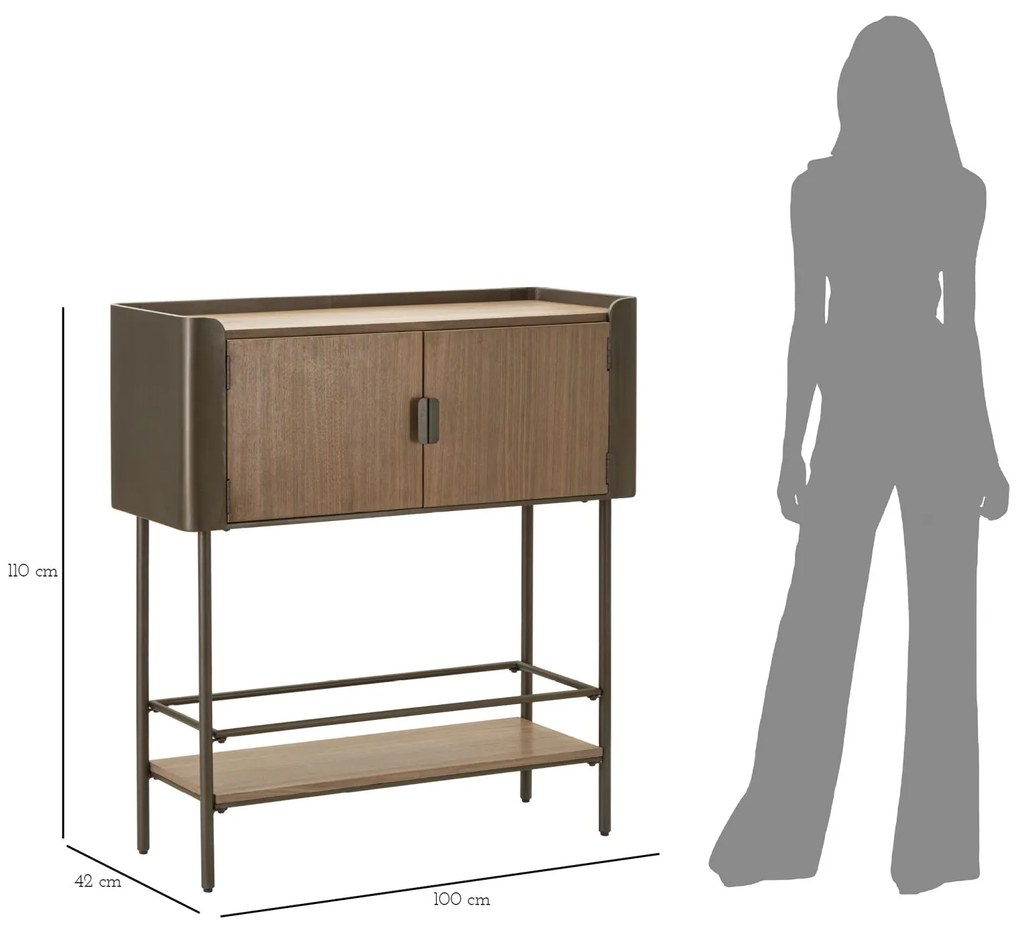 Mauro Ferretti Comoda Toronto cm 100X42X110 | Aosom Romania