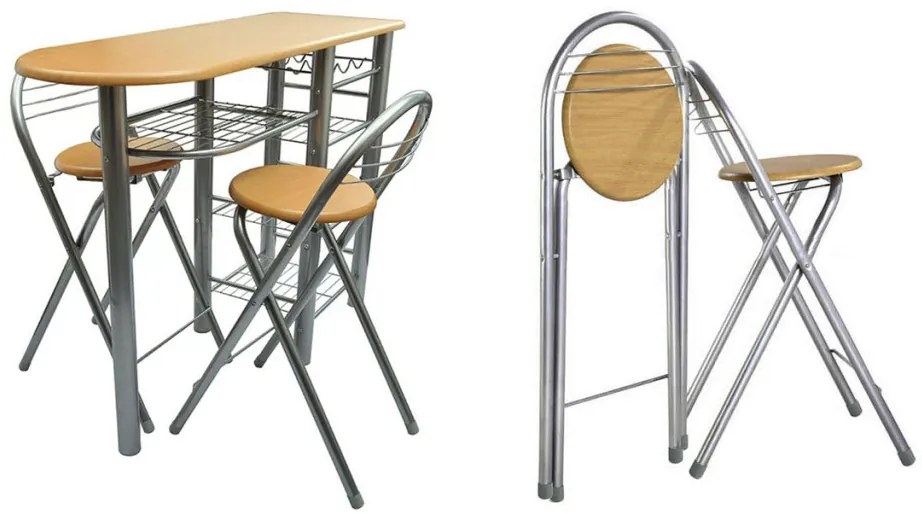 Set de bucatarie cu 2 scaune si masa