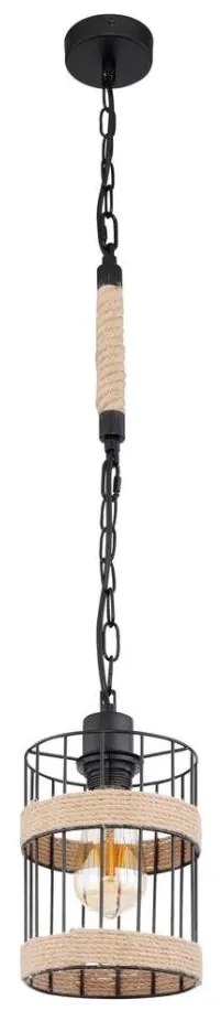 Lustră pe lanț Globo 15673H HALIA 1xE27/60W/230V