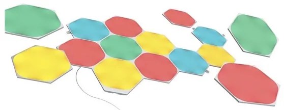 Nanoleaf NL42-6002HX-15PK - Set 15 panouri LED RGB dimabile, 2W, 230V