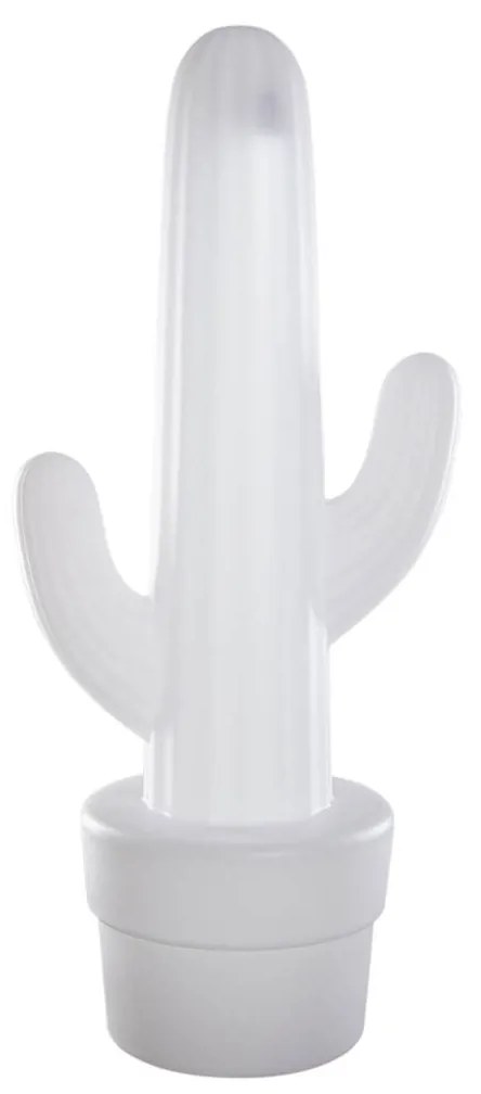 Lampă de podea de exterior albă cu LED inclus IP65 - Kaktus