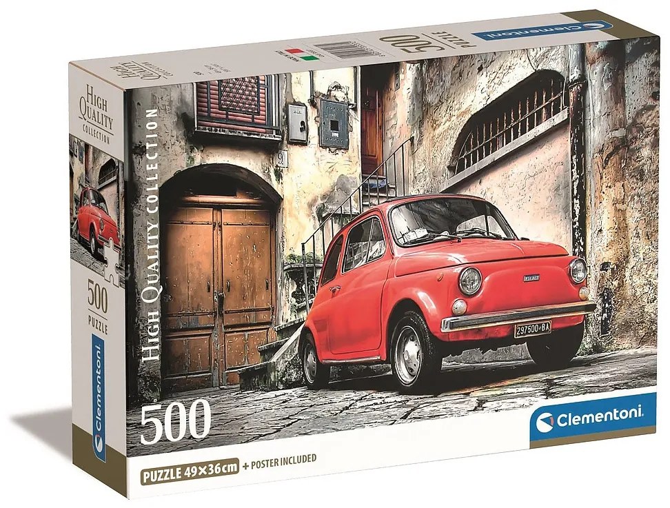 Mașină Cinquecento Puzzle Clementoni 500 de piese