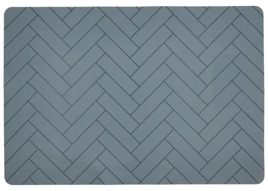 Suport din silicon pentru farfurie Södahl Tiles, 33 x 48 cm, albastru