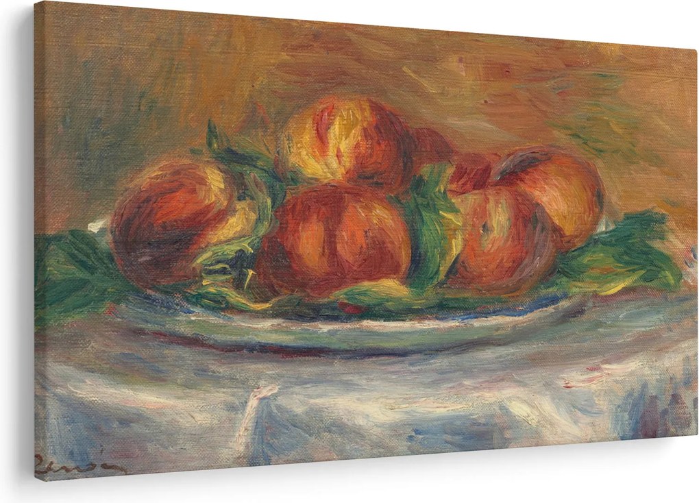 Tablou - Auguste Renoir, Peaches on a Plate, reproducere (90x60 cm)