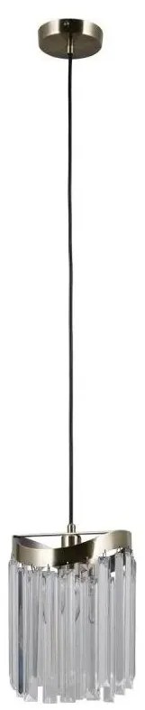 Lustră pe cablu ITALUX PND-44544-1 SABRIGA 1xE14/40W/230V crom mat