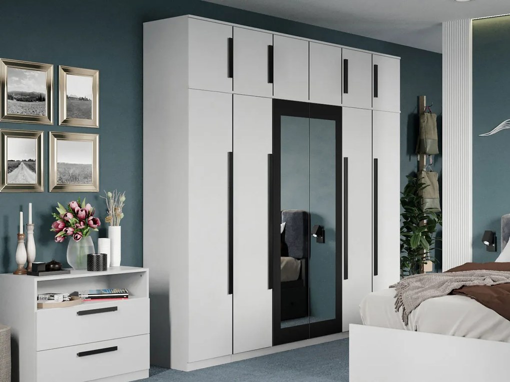 Set mobila dormitor complet Alb Nude C09