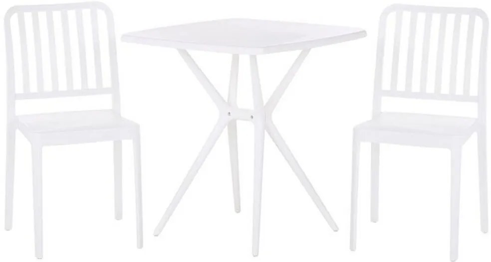 Set mobilier de balcon Sinnamon (plasticic Alb) . 1075853