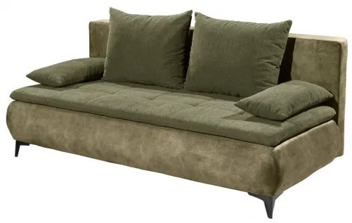 Canapea Extensibila Zita, Olive, 202 x 94 x 104 cm