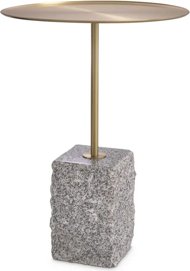 Masuta laterala design LUX Cole, granit gri 115545 HZ