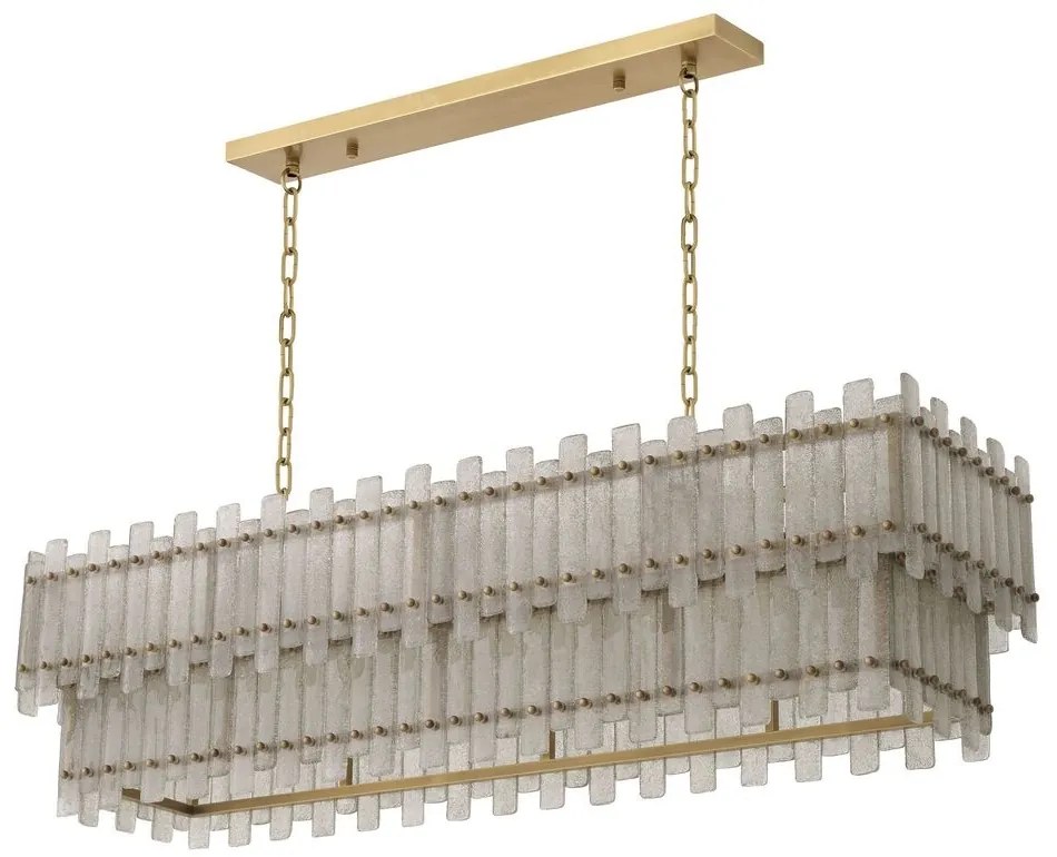 Lustra suspendata design LUX Caprera Rectangular, alama antica 115819 HZ
