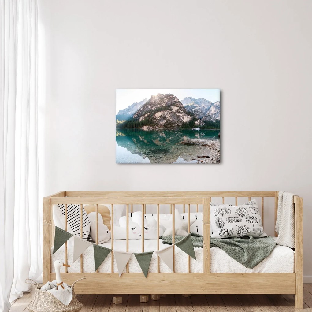 Tablou cu lac montan (70x50 cm)
