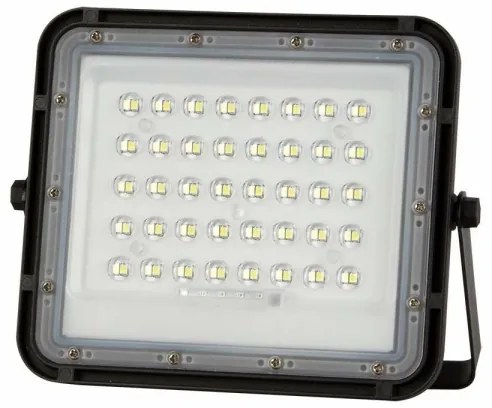 Proiector LED solar de exterior LED/10W/3,2V IP65 4000K negru + telecomandă