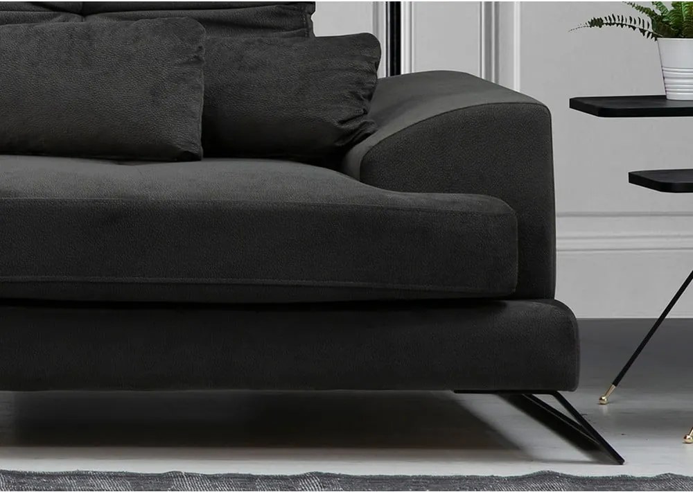 Colțar gri închis (colț pe partea stângă ) Frido – Balcab Home