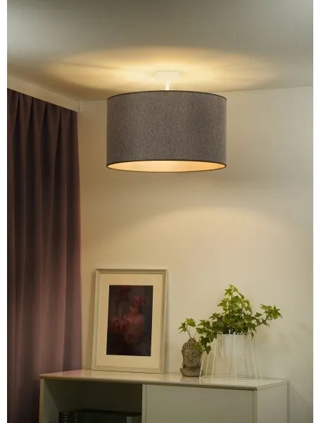 Lustră aplicată ROLLER ECO Duolla RECYCLING 1xE27/15W/230V d. 45 cm maro