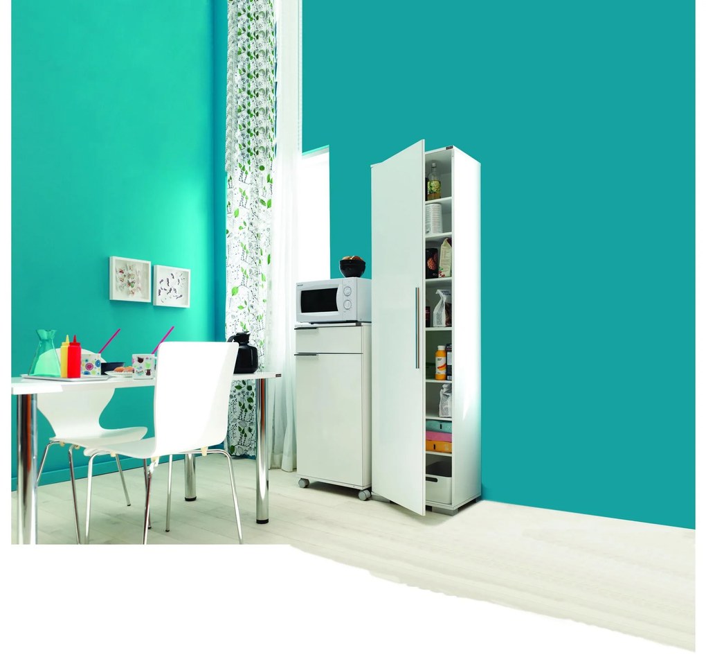 Dulap cu rafturi Alafonzza (alb). 1108583