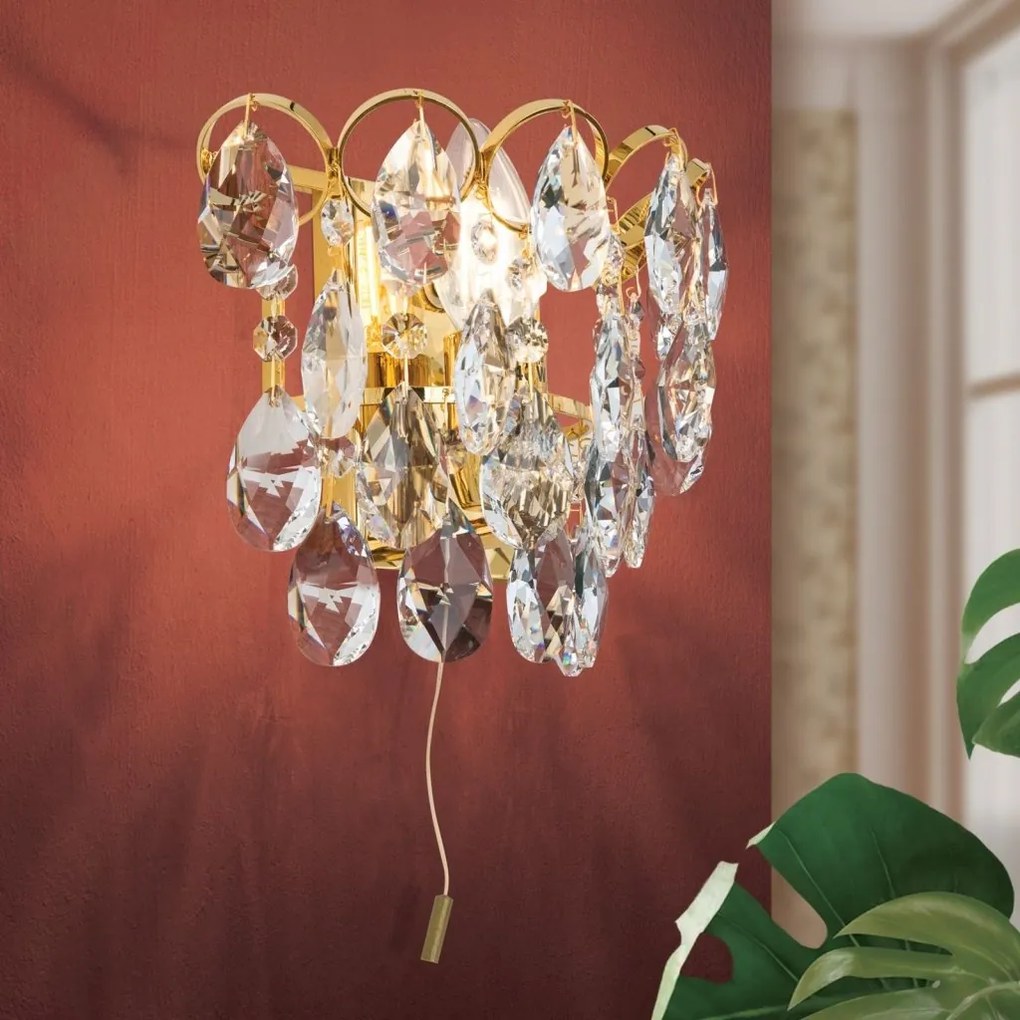 Aplica de perete cristal Swarovski KRISTALL KLASSISCH auriu