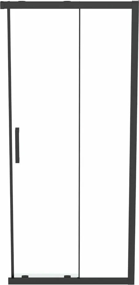 Usa glisanta cu segment fix 90 cm negru mat Ideal Standard Connect 2