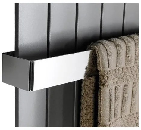 Sapho - Suport pentru prosoape de perete COLONNA 8x51 cm crom lucios