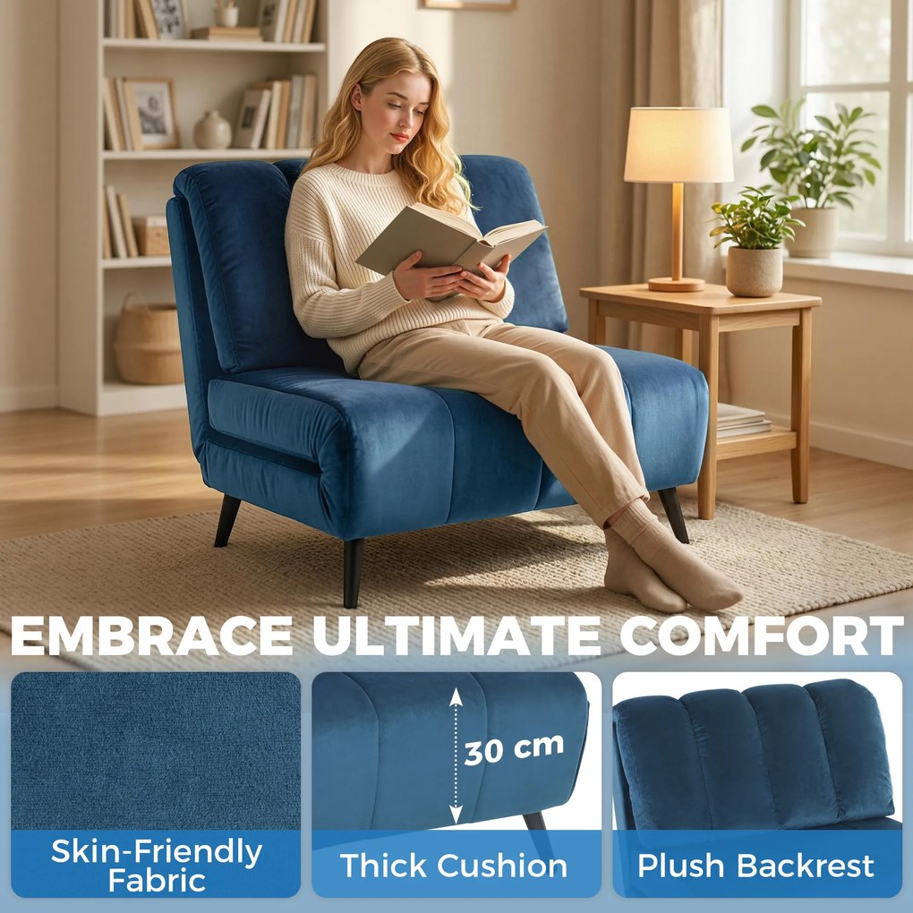 HOMCOM fotoliu extensibil | Aosom Romania