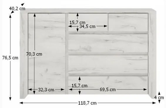 Dormitor GLOBAL256(inclusiv comoda)