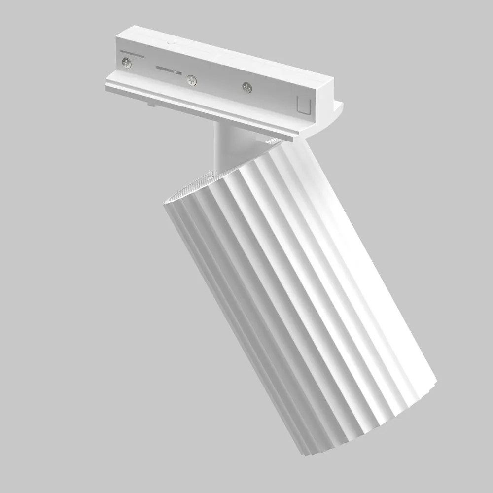 Spot GU10, accesoriu pentru sinele monofazate Unity, Calipso alb
