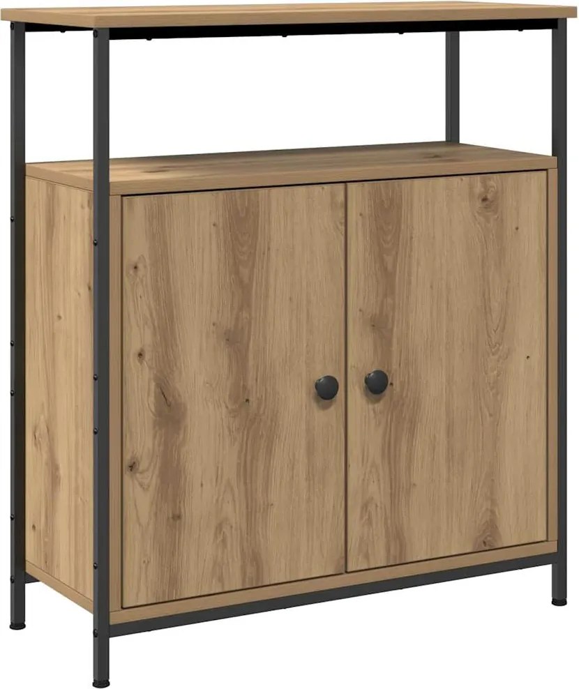 vidaXL Servantă, stejar artizanal, 70x30x80 cm, lemn prelucrat