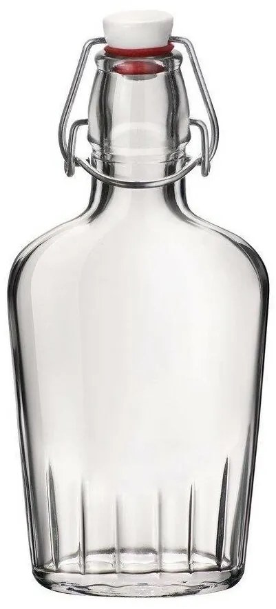 Bormioli Rocco Sticlă de sticlă cu închidere cuclip Fiaschetta, 250 ml