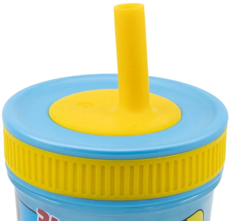 Disney Mickey Fun-Tastic ceașcă cu paie de silicon 420 ml