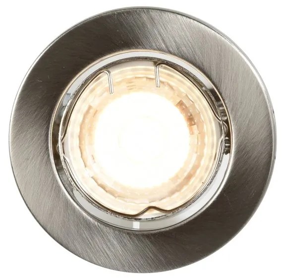 Spot incastrabil directionabil cu bec GU10 2700K dimabil Canis nickel