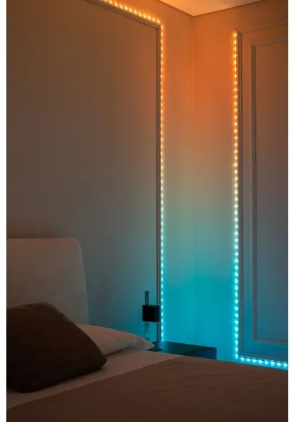 Twinkly TWD060STP-T - Ghirlandă LED RGB reglabilă DOTS, 60 LED, 7 m, USB, Wi‑Fi
