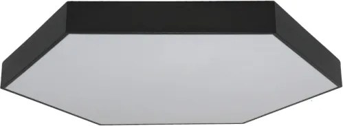 Plafonieră LED, 200W/230V, 3000/4000/6500K, Ø100 cm, negru