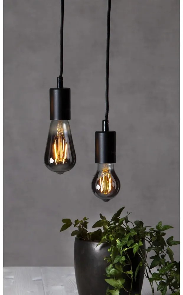 Bec LED/cu filament E27, cu lumină caldă 2 W Plain Smoke – Star Trading