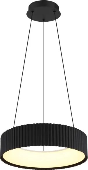 Globo 15924S - Candelabru LED suspendat pe cablu KEMP LED/45W/230V, Ø 46 cm, negru