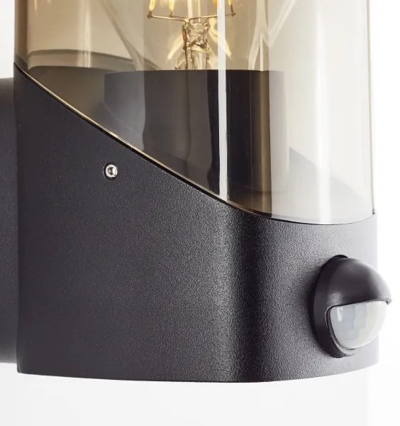 Aplică de exterior with a sensor Brilliant MINOU 1xE27/10W/230V IP44