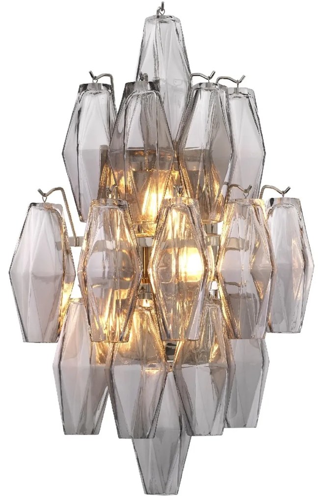 Aplica de perete design elegant LUX Benini nickel