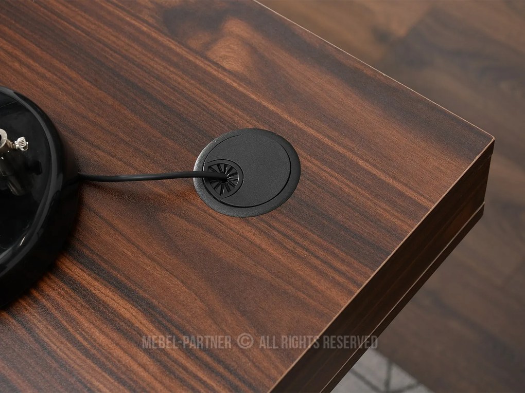Masă PC Osto 120 (nuc + alb). 1109829