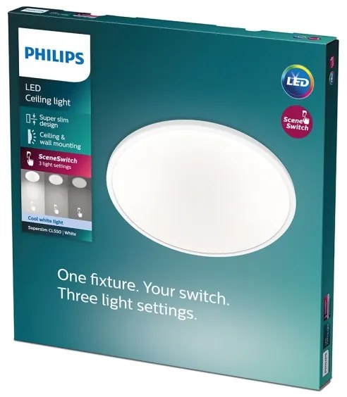 Philips - Plafonieră LED dimabilă CLEAR, 18W, 230V, 4000K